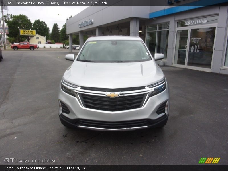 Silver Ice Metallic / Jet Black 2022 Chevrolet Equinox LT AWD