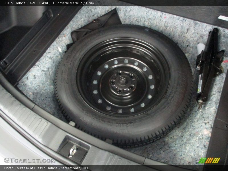 Gunmetal Metallic / Gray 2019 Honda CR-V EX AWD