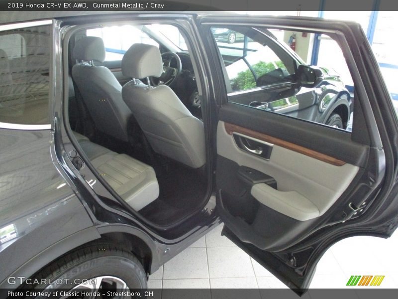 Gunmetal Metallic / Gray 2019 Honda CR-V EX AWD