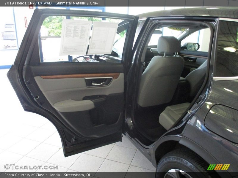 Gunmetal Metallic / Gray 2019 Honda CR-V EX AWD