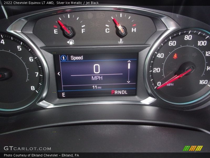 Silver Ice Metallic / Jet Black 2022 Chevrolet Equinox LT AWD