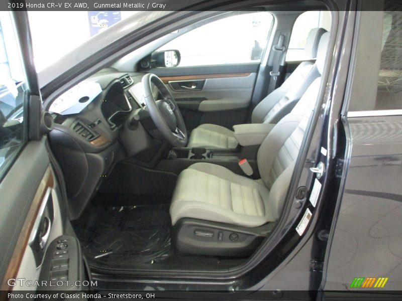 Gunmetal Metallic / Gray 2019 Honda CR-V EX AWD