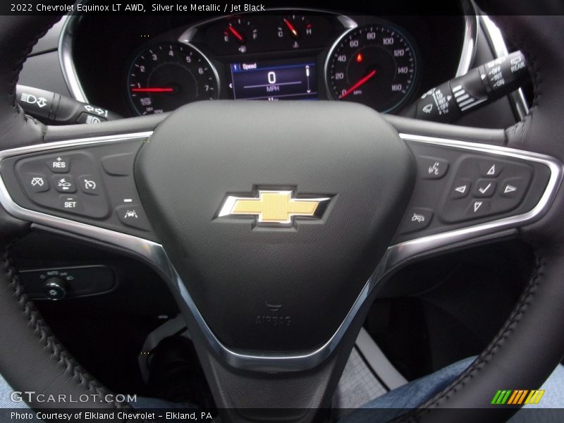 Silver Ice Metallic / Jet Black 2022 Chevrolet Equinox LT AWD