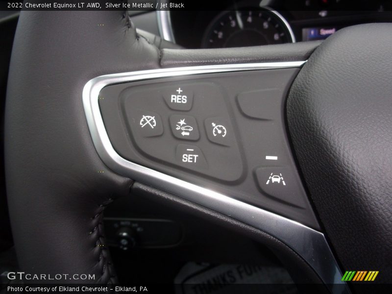 Silver Ice Metallic / Jet Black 2022 Chevrolet Equinox LT AWD