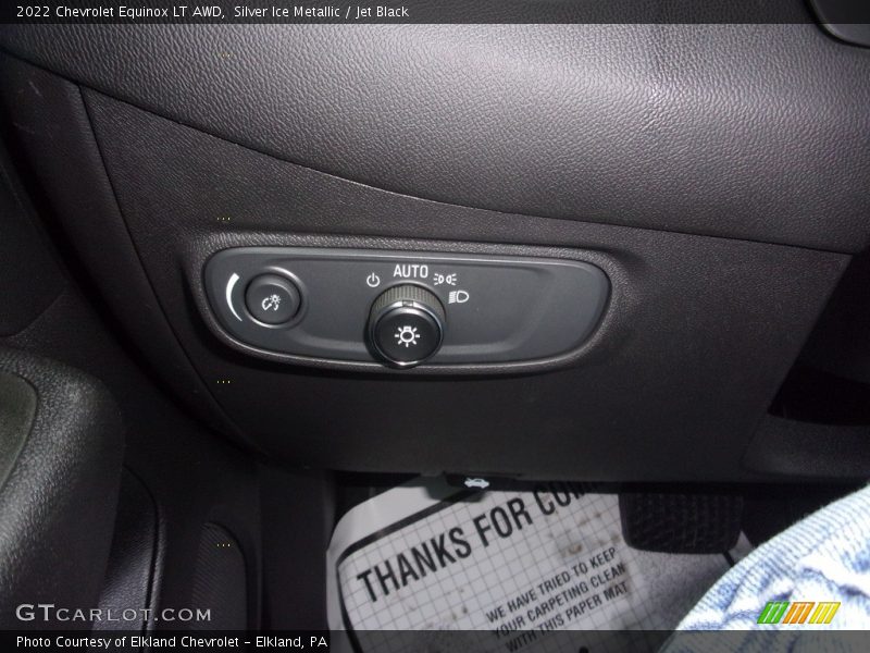 Silver Ice Metallic / Jet Black 2022 Chevrolet Equinox LT AWD