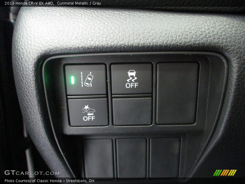 Gunmetal Metallic / Gray 2019 Honda CR-V EX AWD