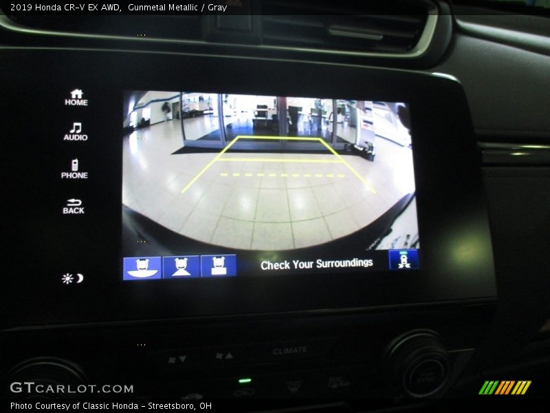 Gunmetal Metallic / Gray 2019 Honda CR-V EX AWD