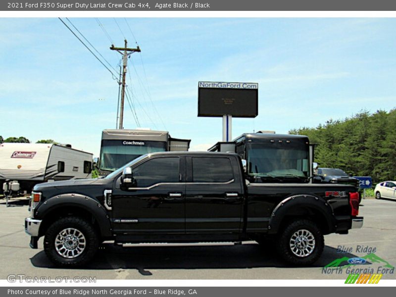  2021 F350 Super Duty Lariat Crew Cab 4x4 Agate Black