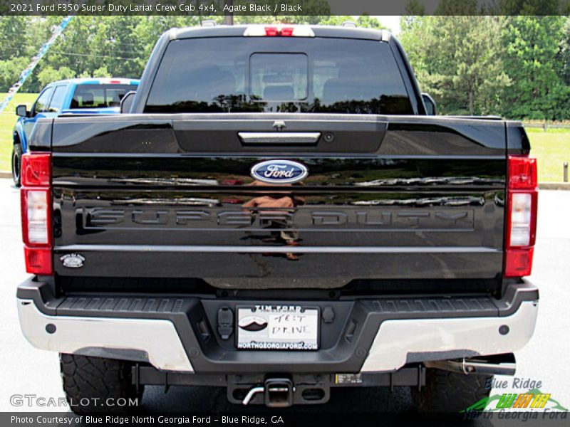 Agate Black / Black 2021 Ford F350 Super Duty Lariat Crew Cab 4x4