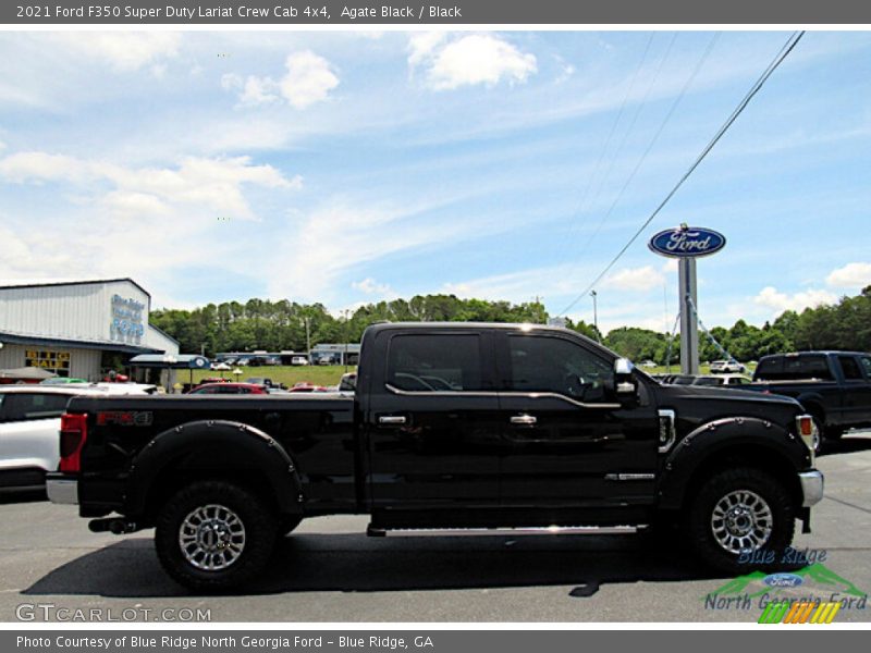 Agate Black / Black 2021 Ford F350 Super Duty Lariat Crew Cab 4x4