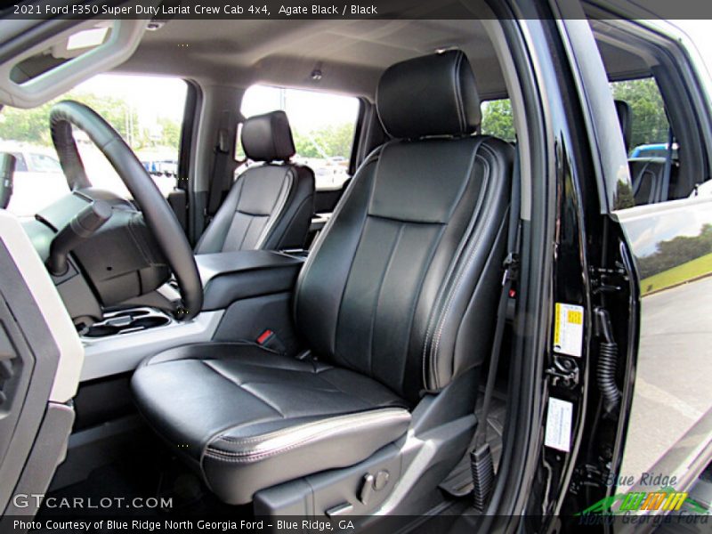 Front Seat of 2021 F350 Super Duty Lariat Crew Cab 4x4