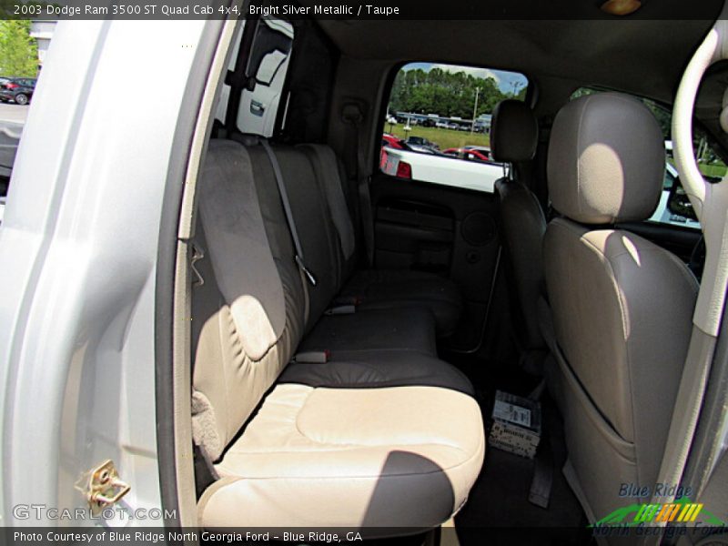 Bright Silver Metallic / Taupe 2003 Dodge Ram 3500 ST Quad Cab 4x4