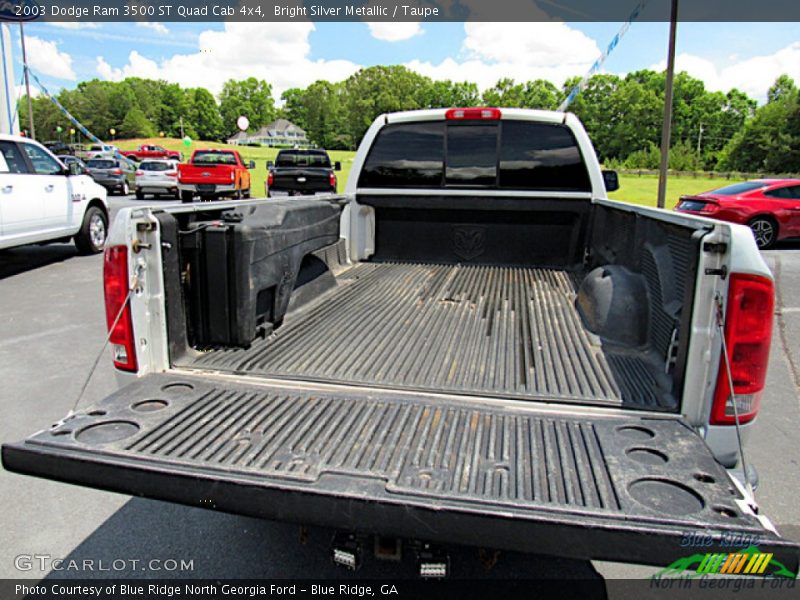 Bright Silver Metallic / Taupe 2003 Dodge Ram 3500 ST Quad Cab 4x4