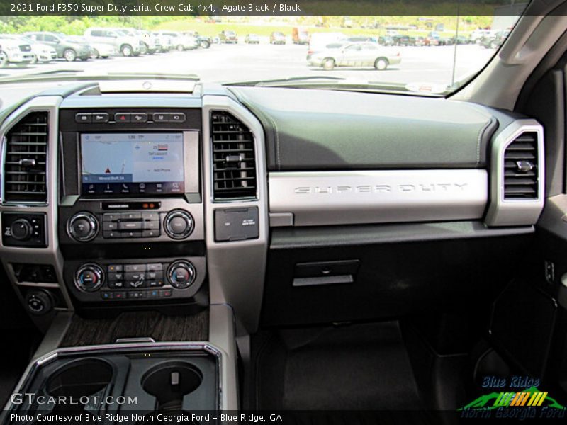 Agate Black / Black 2021 Ford F350 Super Duty Lariat Crew Cab 4x4