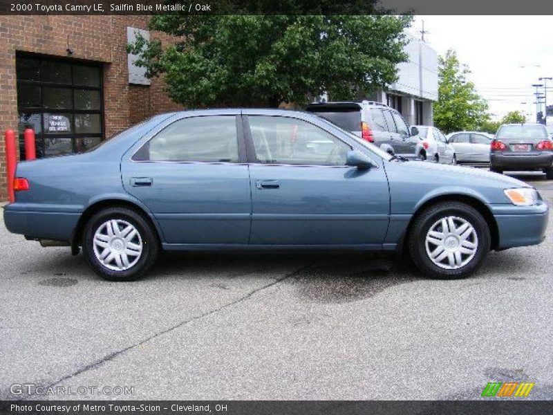 Sailfin Blue Metallic / Oak 2000 Toyota Camry LE
