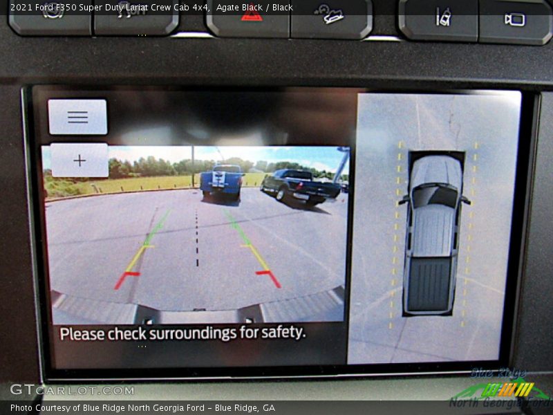 Agate Black / Black 2021 Ford F350 Super Duty Lariat Crew Cab 4x4