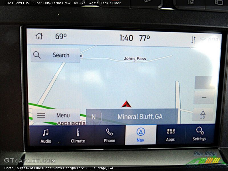 Agate Black / Black 2021 Ford F350 Super Duty Lariat Crew Cab 4x4