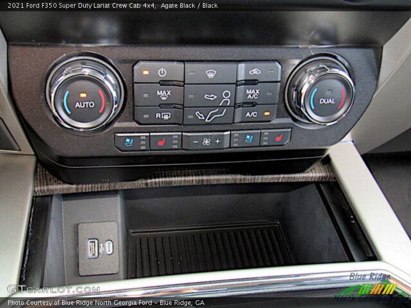 Agate Black / Black 2021 Ford F350 Super Duty Lariat Crew Cab 4x4