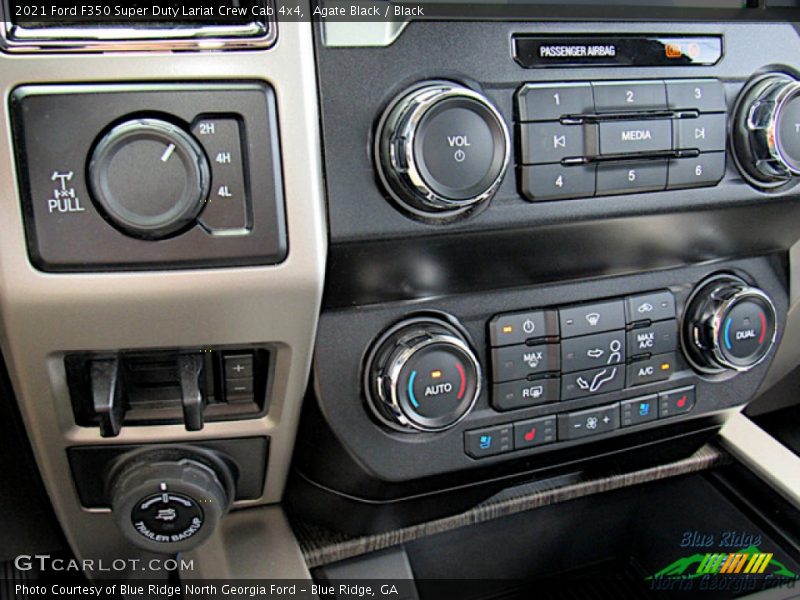 Agate Black / Black 2021 Ford F350 Super Duty Lariat Crew Cab 4x4