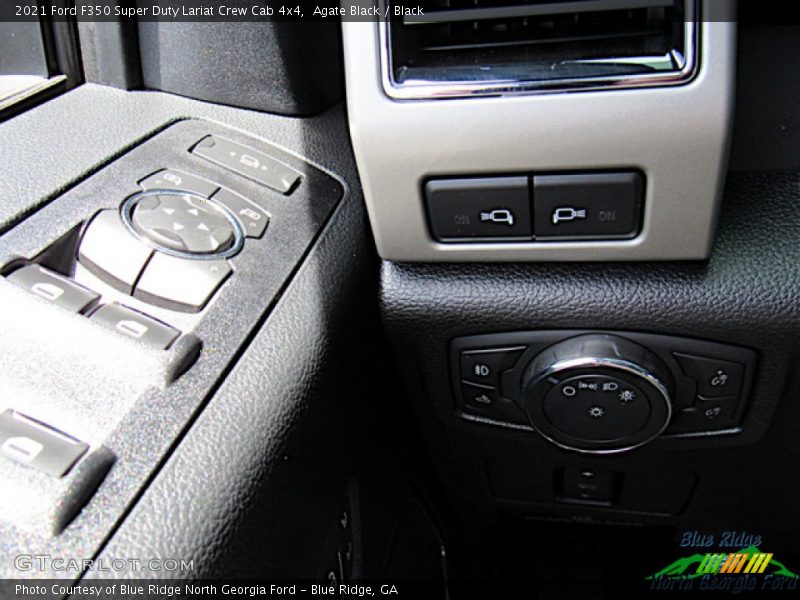 Agate Black / Black 2021 Ford F350 Super Duty Lariat Crew Cab 4x4