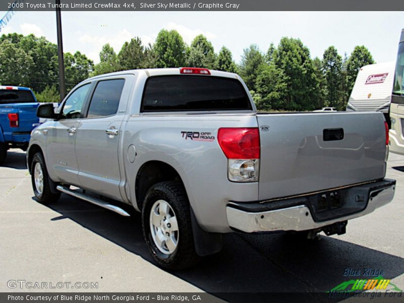 Silver Sky Metallic / Graphite Gray 2008 Toyota Tundra Limited CrewMax 4x4