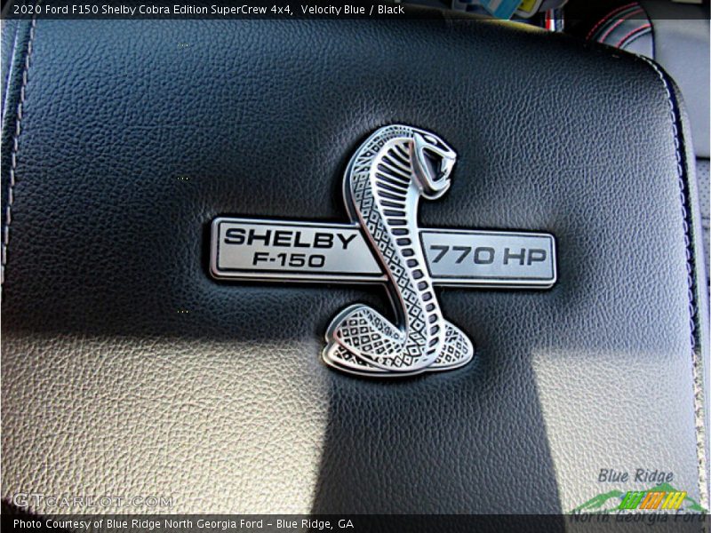 Velocity Blue / Black 2020 Ford F150 Shelby Cobra Edition SuperCrew 4x4