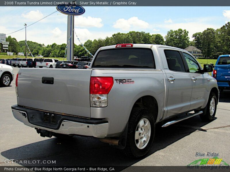 Silver Sky Metallic / Graphite Gray 2008 Toyota Tundra Limited CrewMax 4x4