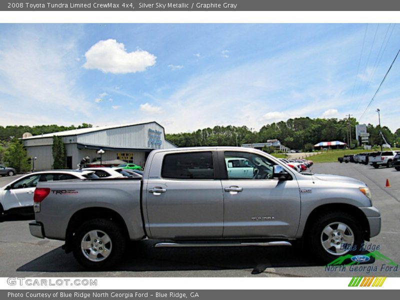 Silver Sky Metallic / Graphite Gray 2008 Toyota Tundra Limited CrewMax 4x4