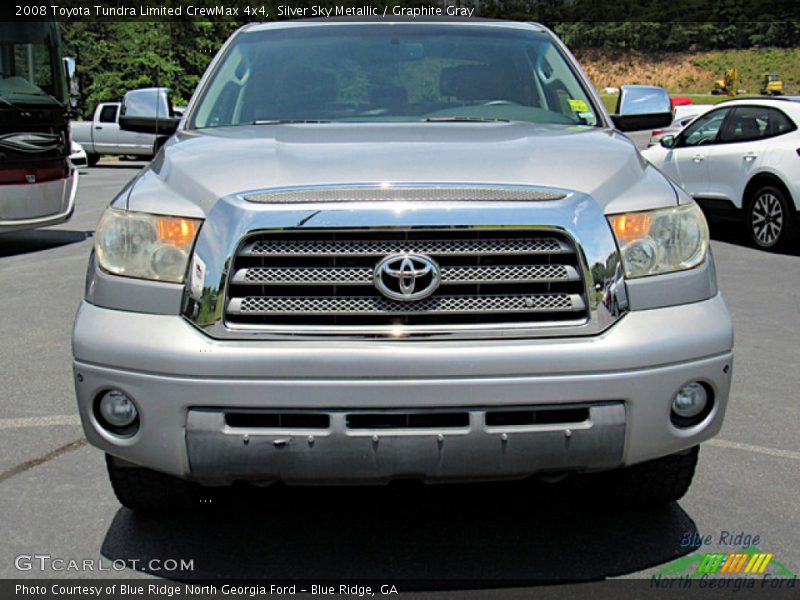 Silver Sky Metallic / Graphite Gray 2008 Toyota Tundra Limited CrewMax 4x4