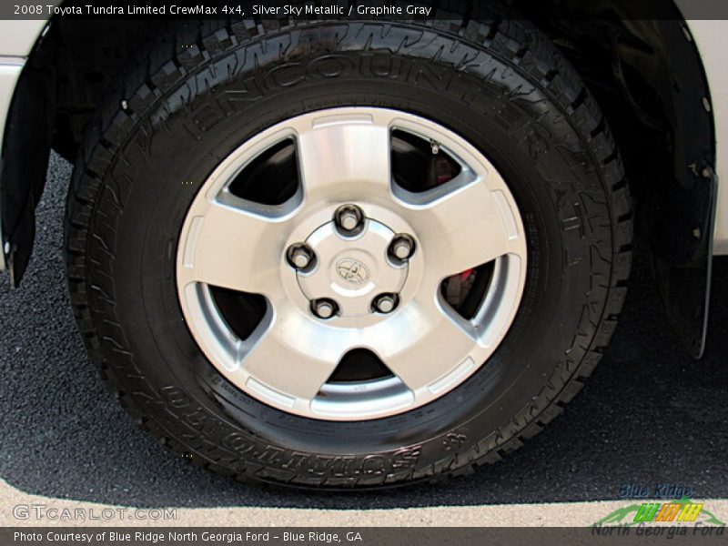 Silver Sky Metallic / Graphite Gray 2008 Toyota Tundra Limited CrewMax 4x4