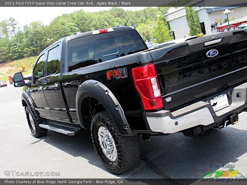Agate Black / Black 2021 Ford F350 Super Duty Lariat Crew Cab 4x4
