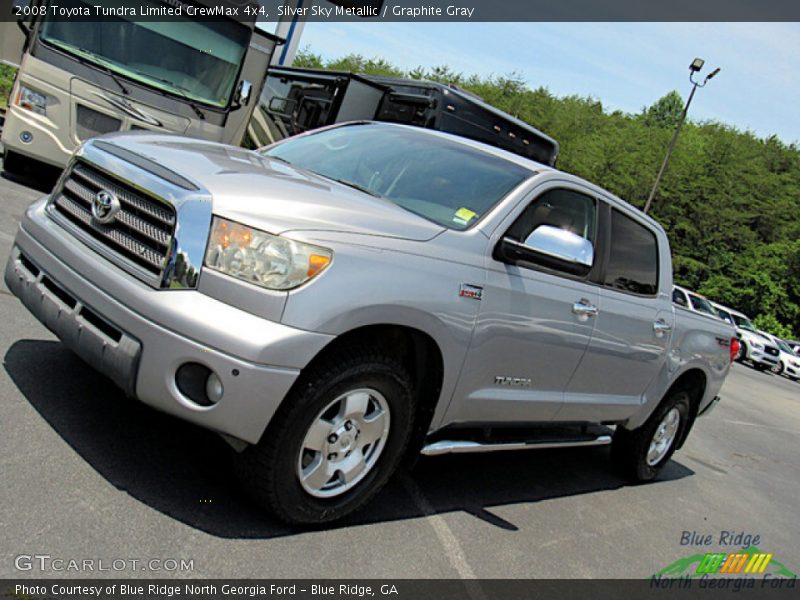 Silver Sky Metallic / Graphite Gray 2008 Toyota Tundra Limited CrewMax 4x4