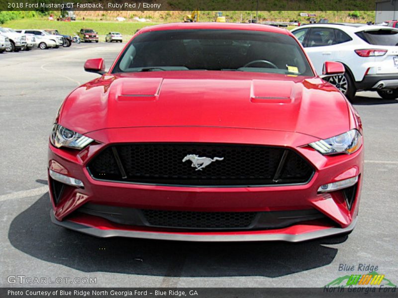 Ruby Red / Ebony 2018 Ford Mustang GT Fastback