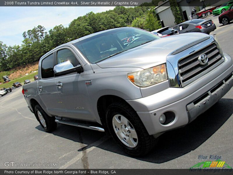 Silver Sky Metallic / Graphite Gray 2008 Toyota Tundra Limited CrewMax 4x4