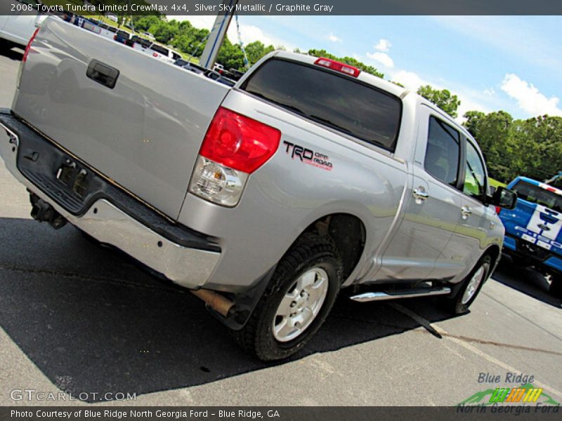 Silver Sky Metallic / Graphite Gray 2008 Toyota Tundra Limited CrewMax 4x4