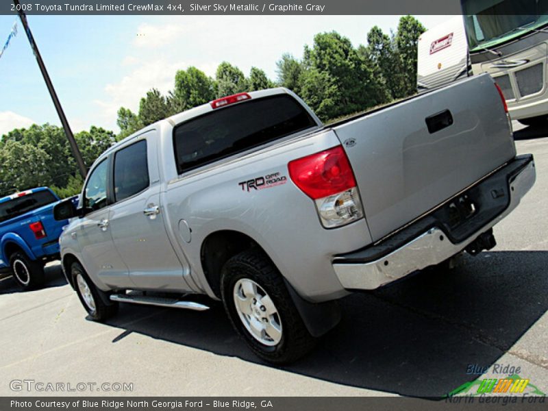 Silver Sky Metallic / Graphite Gray 2008 Toyota Tundra Limited CrewMax 4x4