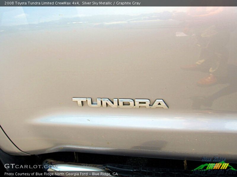 Silver Sky Metallic / Graphite Gray 2008 Toyota Tundra Limited CrewMax 4x4