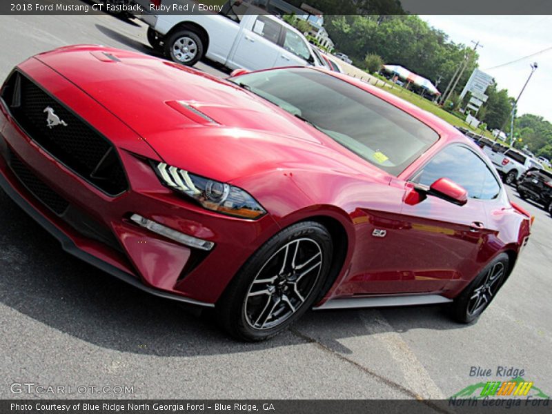 Ruby Red / Ebony 2018 Ford Mustang GT Fastback