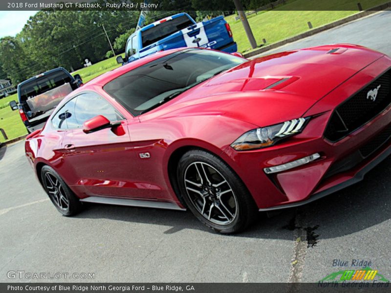 Ruby Red / Ebony 2018 Ford Mustang GT Fastback