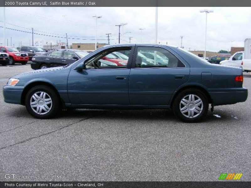 Sailfin Blue Metallic / Oak 2000 Toyota Camry LE