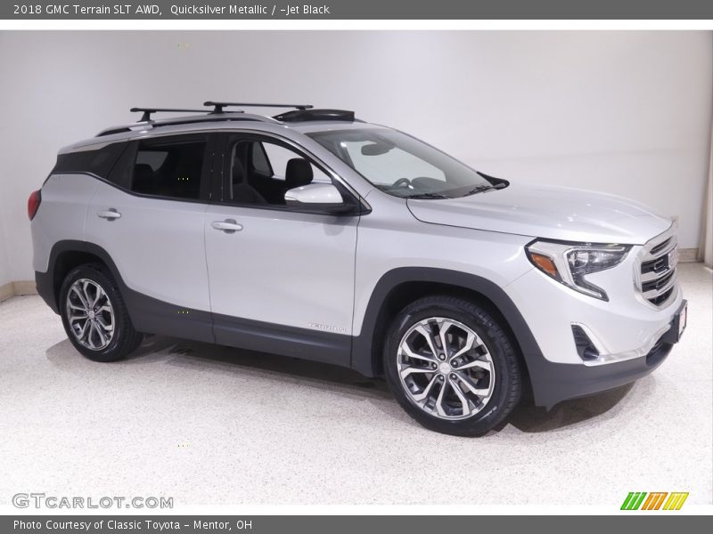 Quicksilver Metallic / ­Jet Black 2018 GMC Terrain SLT AWD