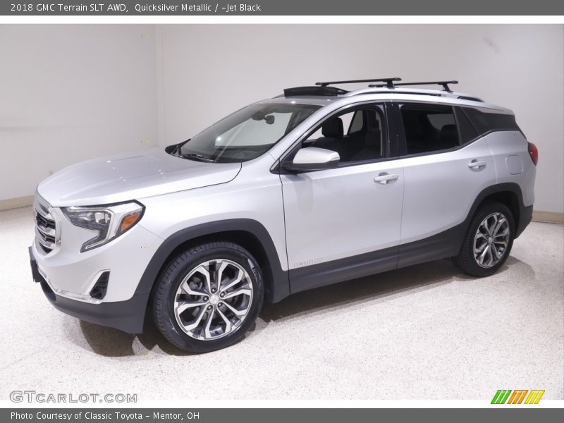 Quicksilver Metallic / ­Jet Black 2018 GMC Terrain SLT AWD