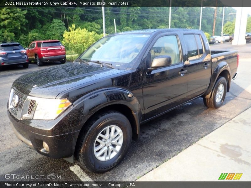 Magnetic Black Pearl / Steel 2021 Nissan Frontier SV Crew Cab 4x4