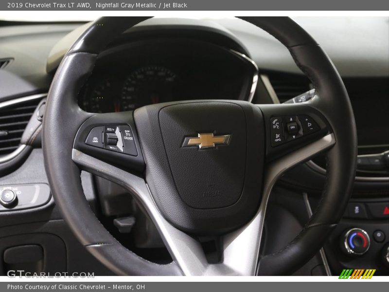 Nightfall Gray Metallic / Jet Black 2019 Chevrolet Trax LT AWD