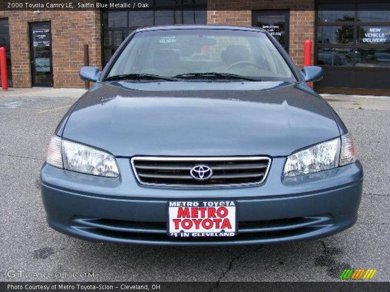 Sailfin Blue Metallic / Oak 2000 Toyota Camry LE