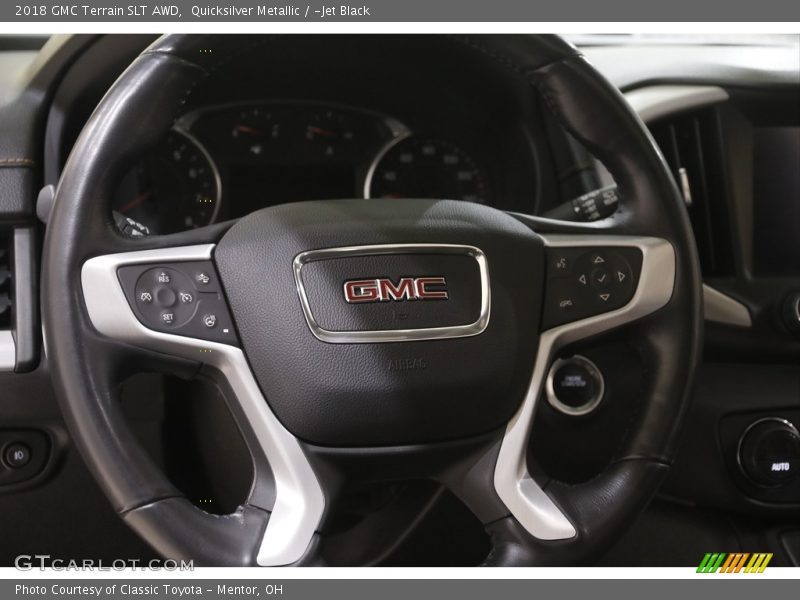 Quicksilver Metallic / ­Jet Black 2018 GMC Terrain SLT AWD