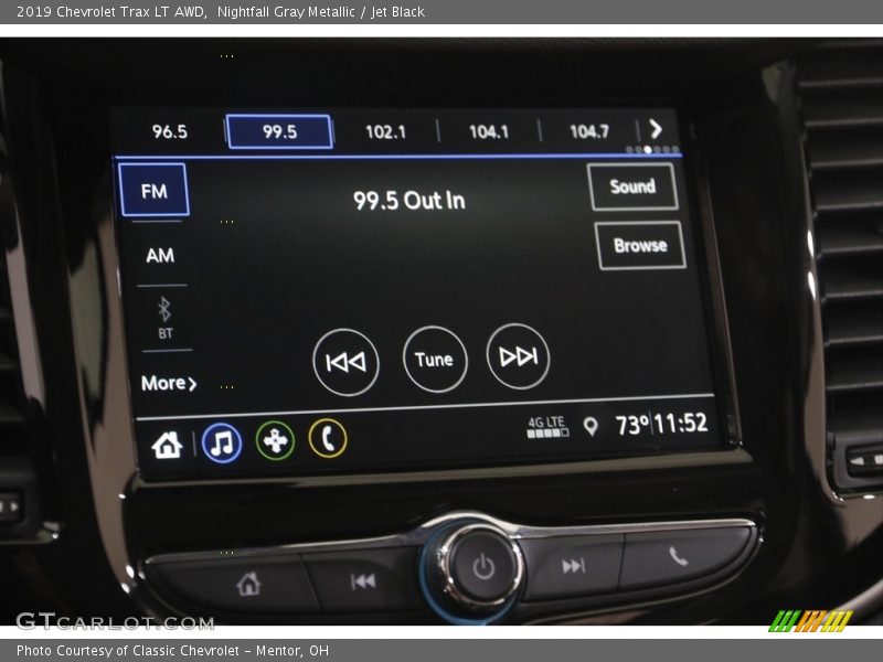 Nightfall Gray Metallic / Jet Black 2019 Chevrolet Trax LT AWD