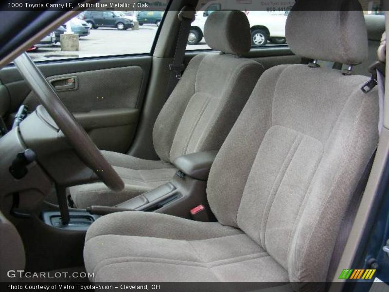 Sailfin Blue Metallic / Oak 2000 Toyota Camry LE