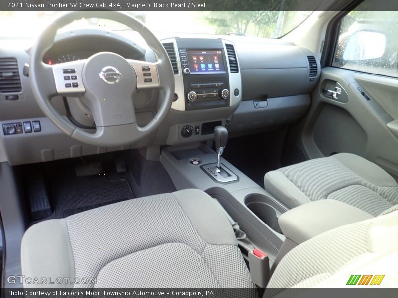 Magnetic Black Pearl / Steel 2021 Nissan Frontier SV Crew Cab 4x4