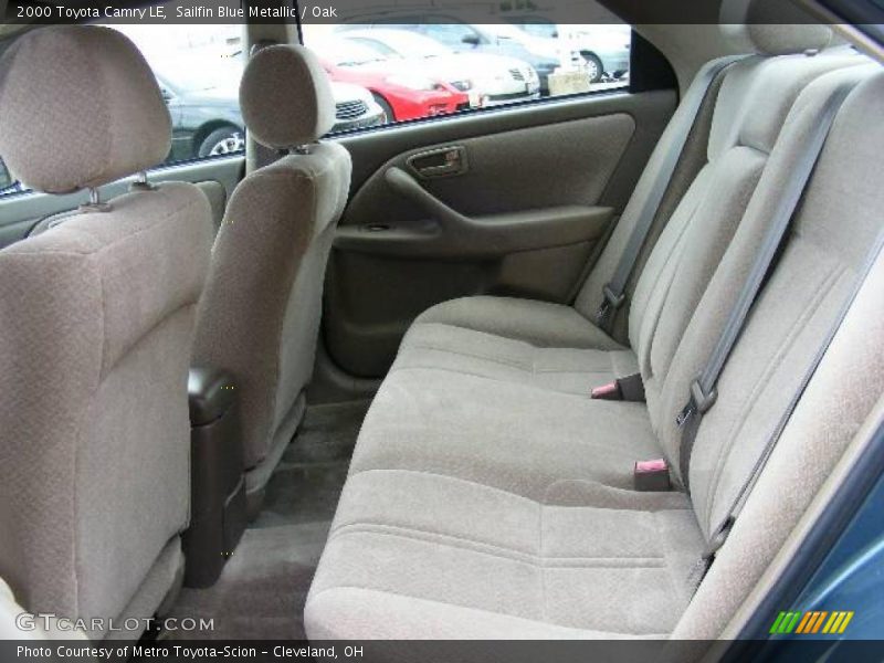 Sailfin Blue Metallic / Oak 2000 Toyota Camry LE
